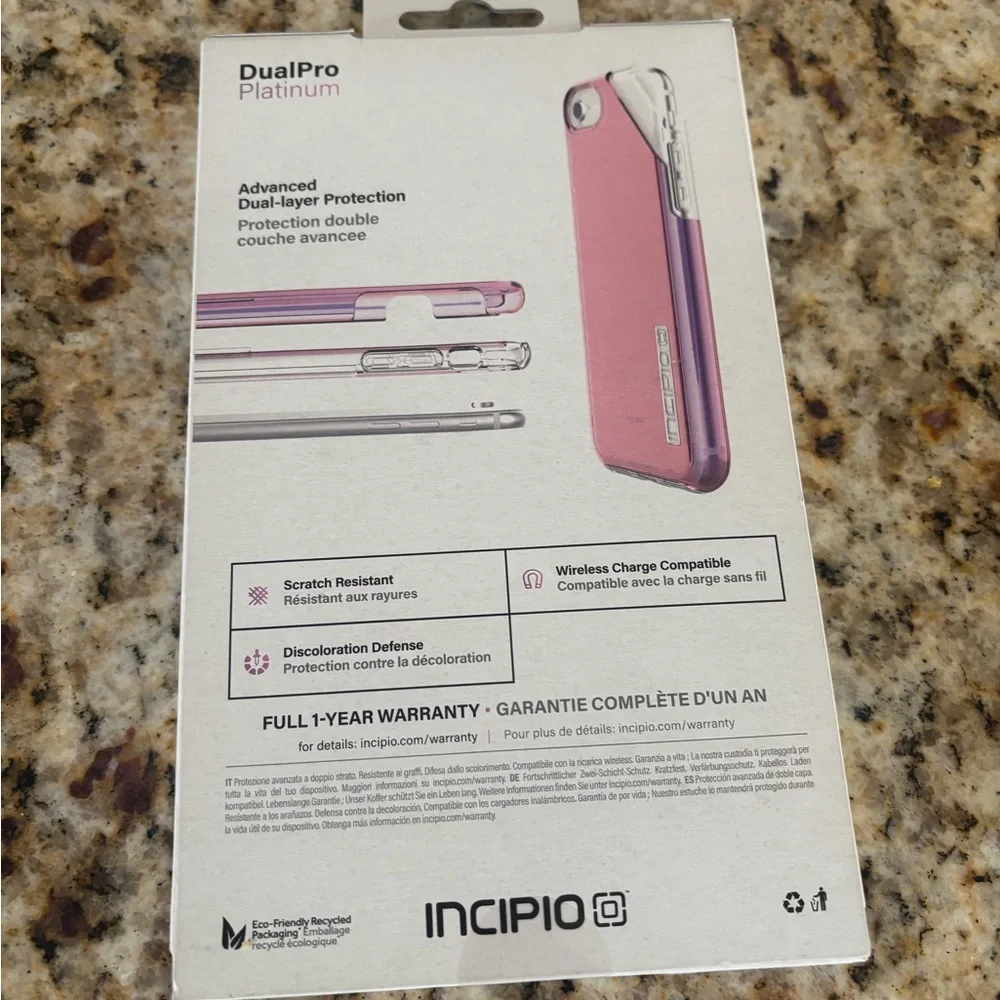 NWT Incipio Silver Protective Case with 10ft Drop Protection